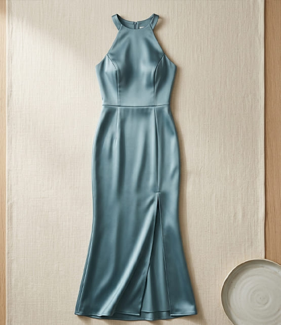 Cerulean Column Gown 2