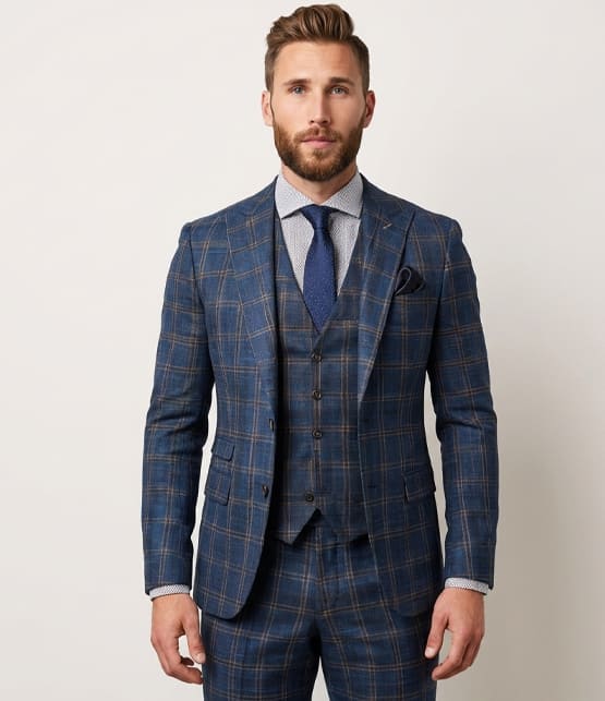  Indigo Plaid Ensemble 3