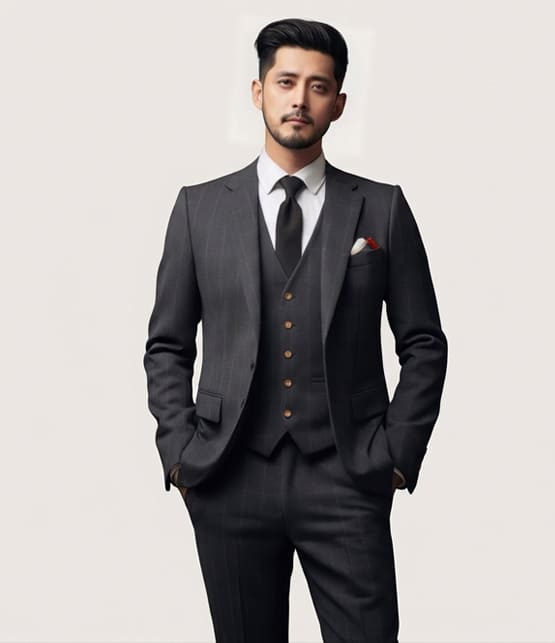  Midnight Pinstripe Ensemble 3